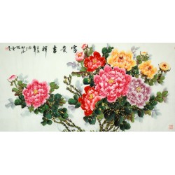 Chinese Peony Painting - CNAG010132