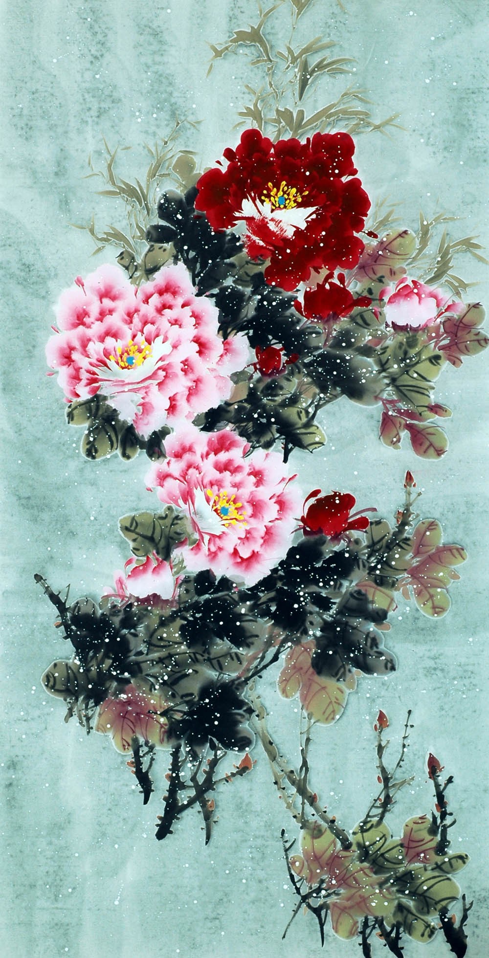 Chinese Peony Painting - CNAG010241