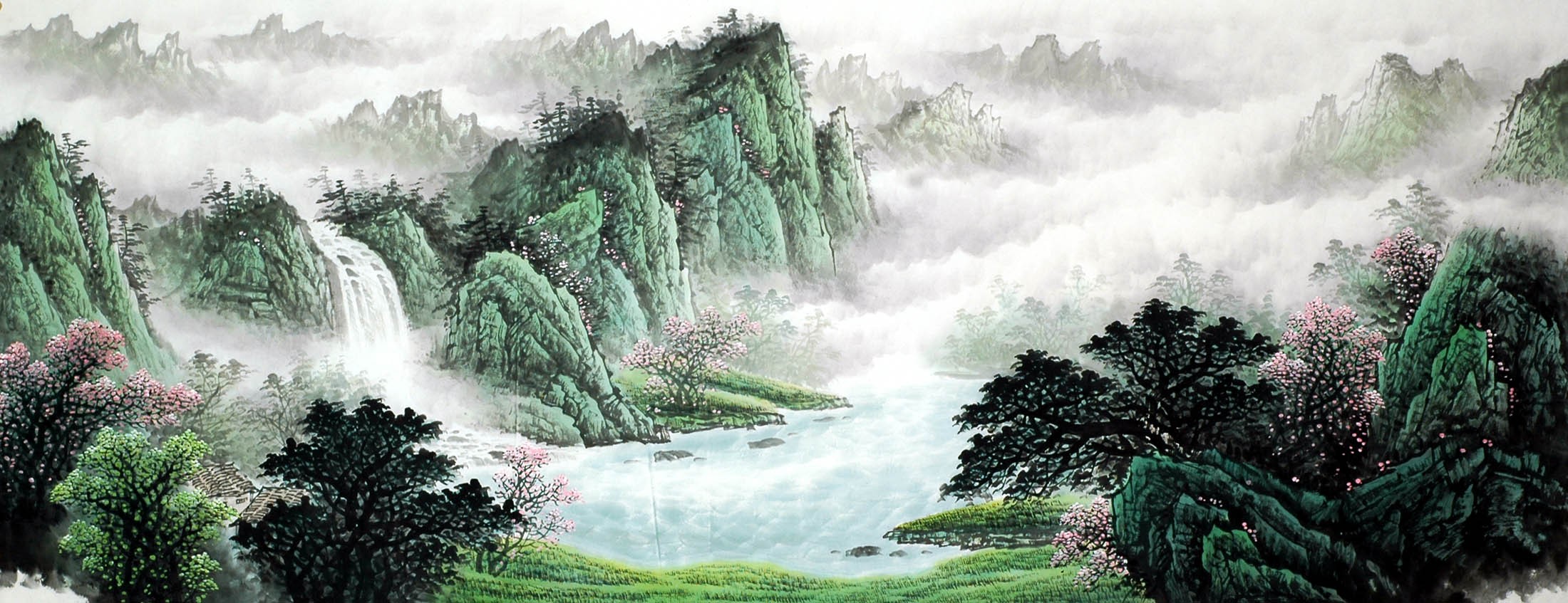 Chinese Landscape Painting - CNAG010396