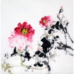 Chinese Peony Painting - CNAG010482