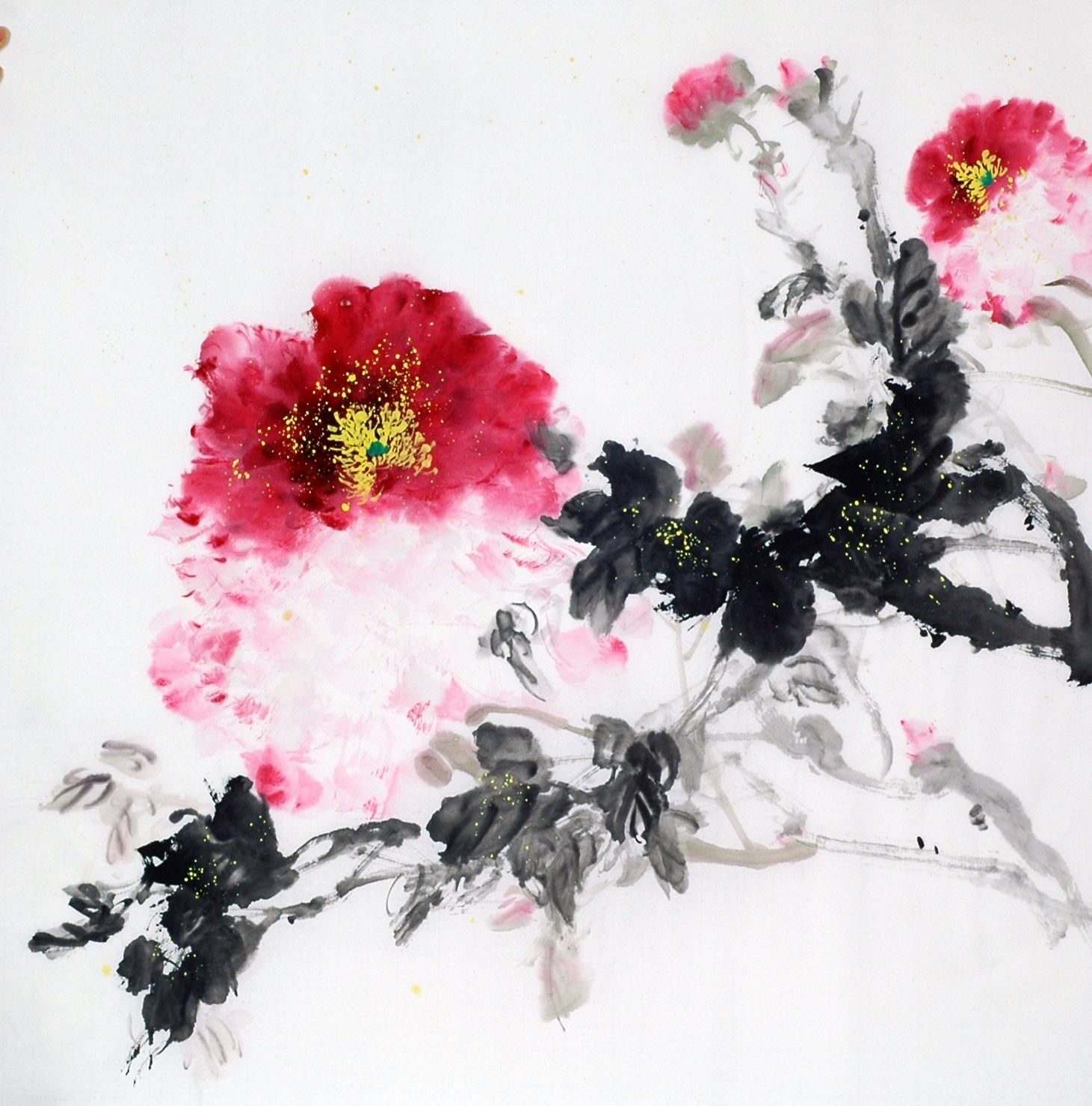 Chinese Peony Painting - CNAG010501