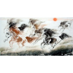 Chinese Horse Painting - CNAG010593