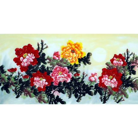 Chinese Peony Painting - CNAG010709