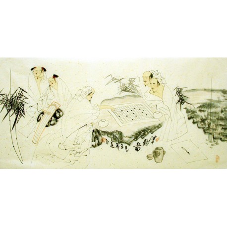 Chinese Figure Painting - CNAG010825