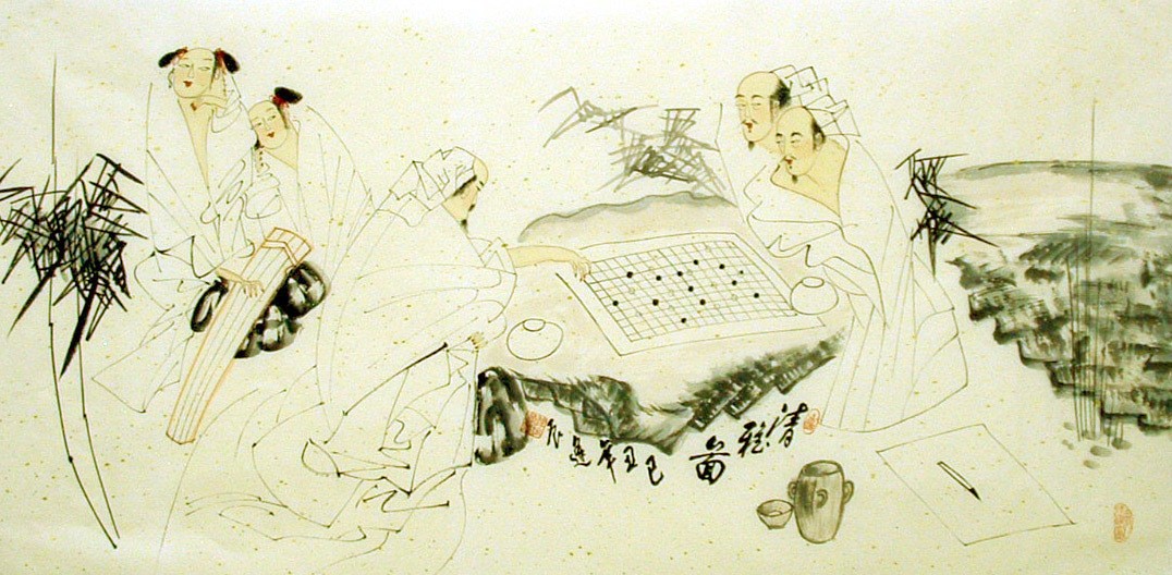 Chinese Figure Painting - CNAG010825