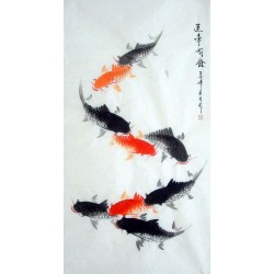 Chinese Fish Painting - CNAG010858