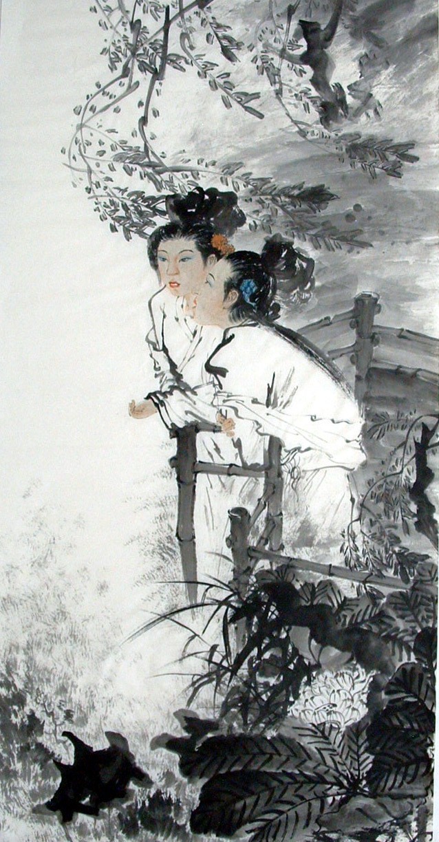 Chinese Figure Painting - CNAG010920