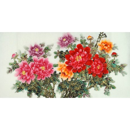 Chinese Peony Painting - CNAG011104