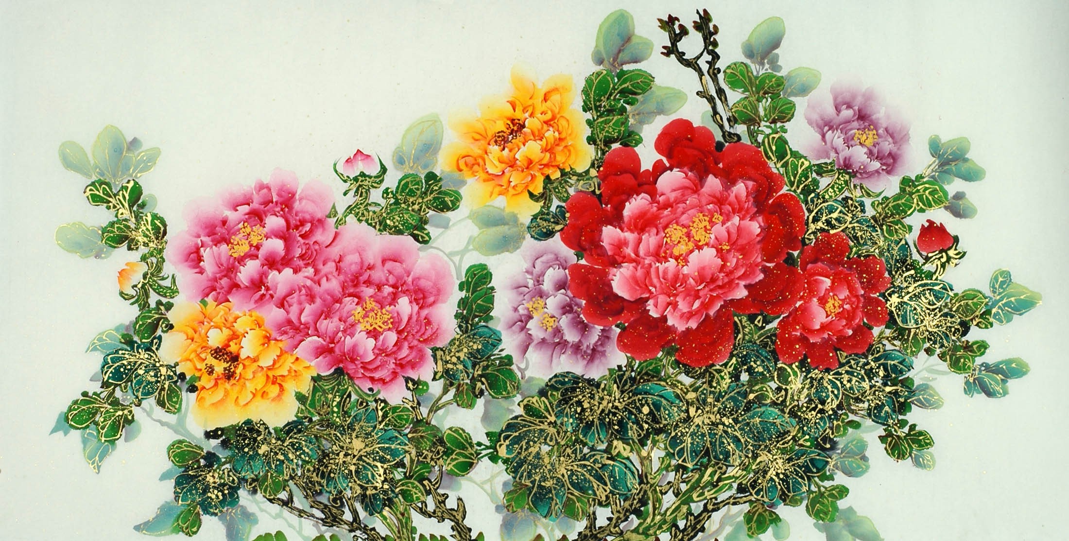 Chinese Peony Painting - CNAG011124