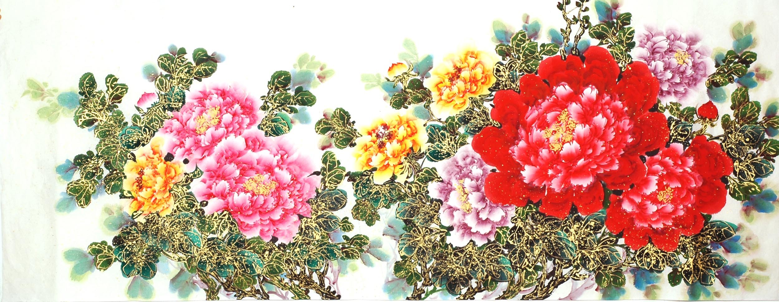 Chinese Peony Painting - CNAG011469