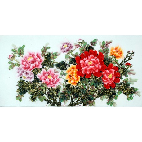 Chinese Peony Painting - CNAG011491