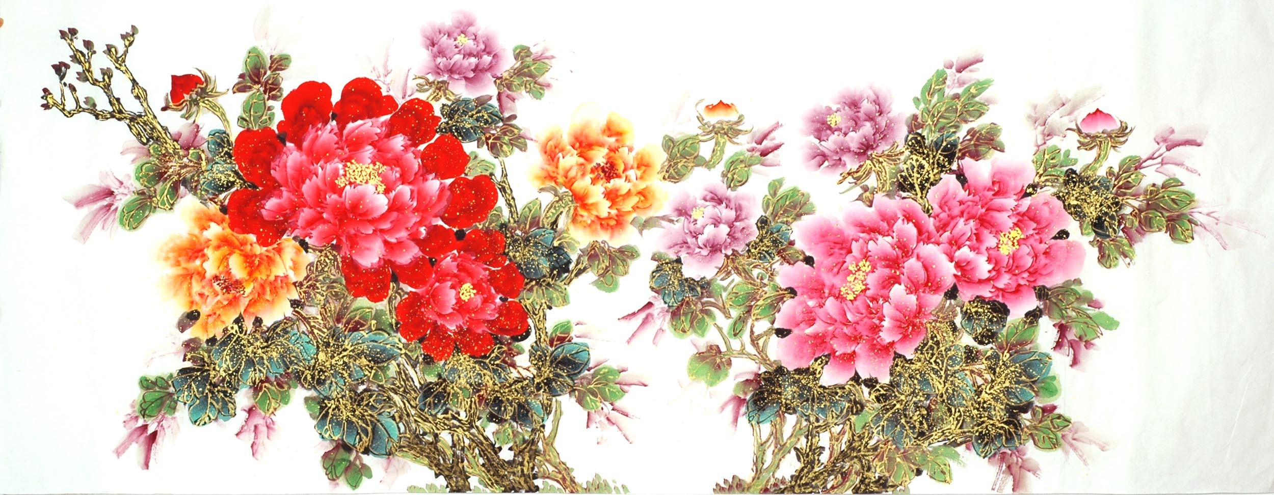 Chinese Peony Painting - CNAG011511