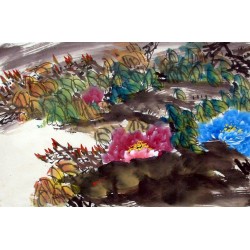 Chinese Peony Painting - CNAG011570