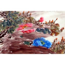 Chinese Peony Painting - CNAG011581