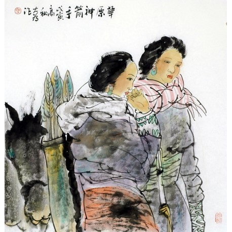 Chinese Figure Painting - CNAG011920