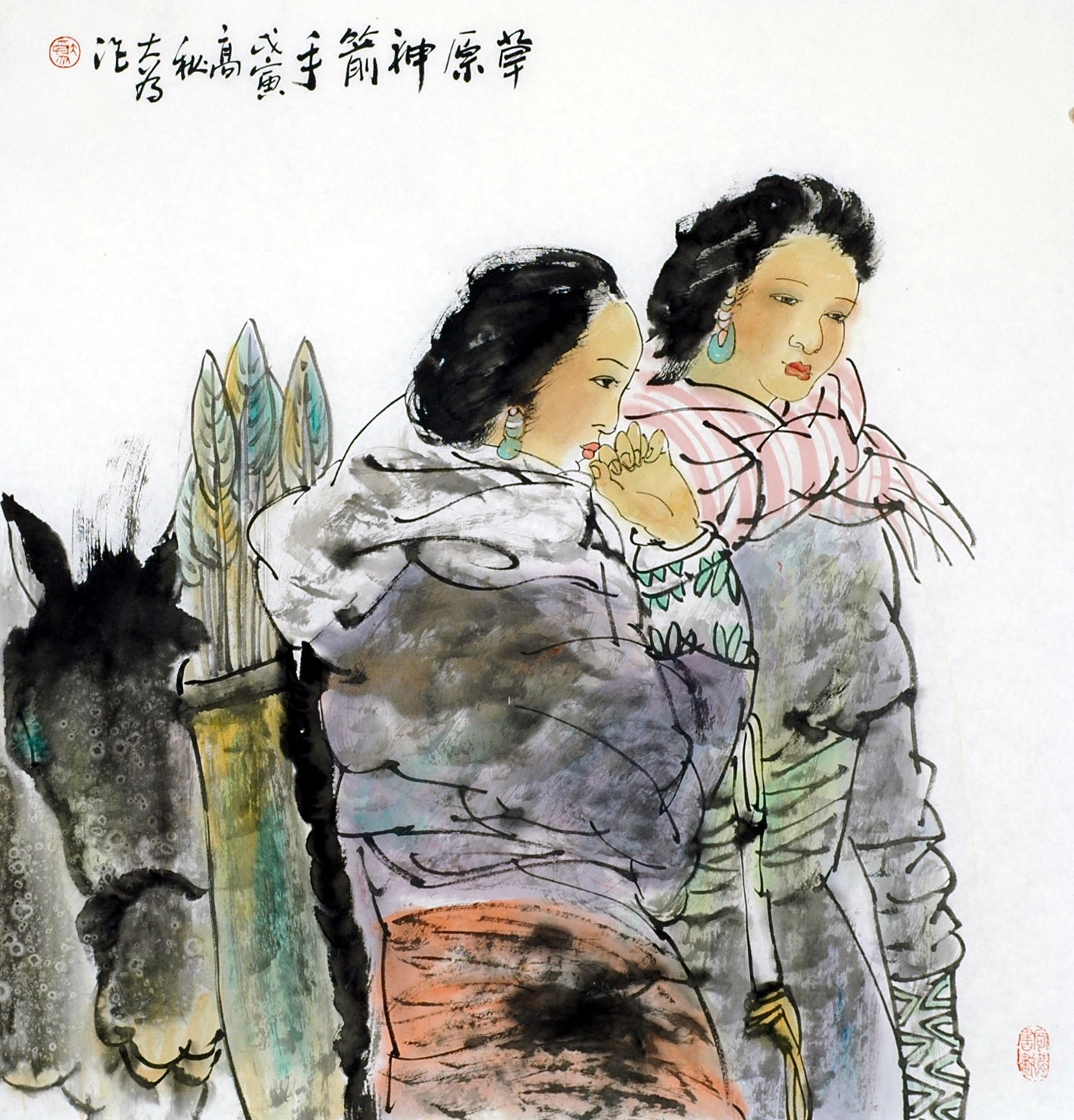 Chinese Figure Painting - CNAG011920