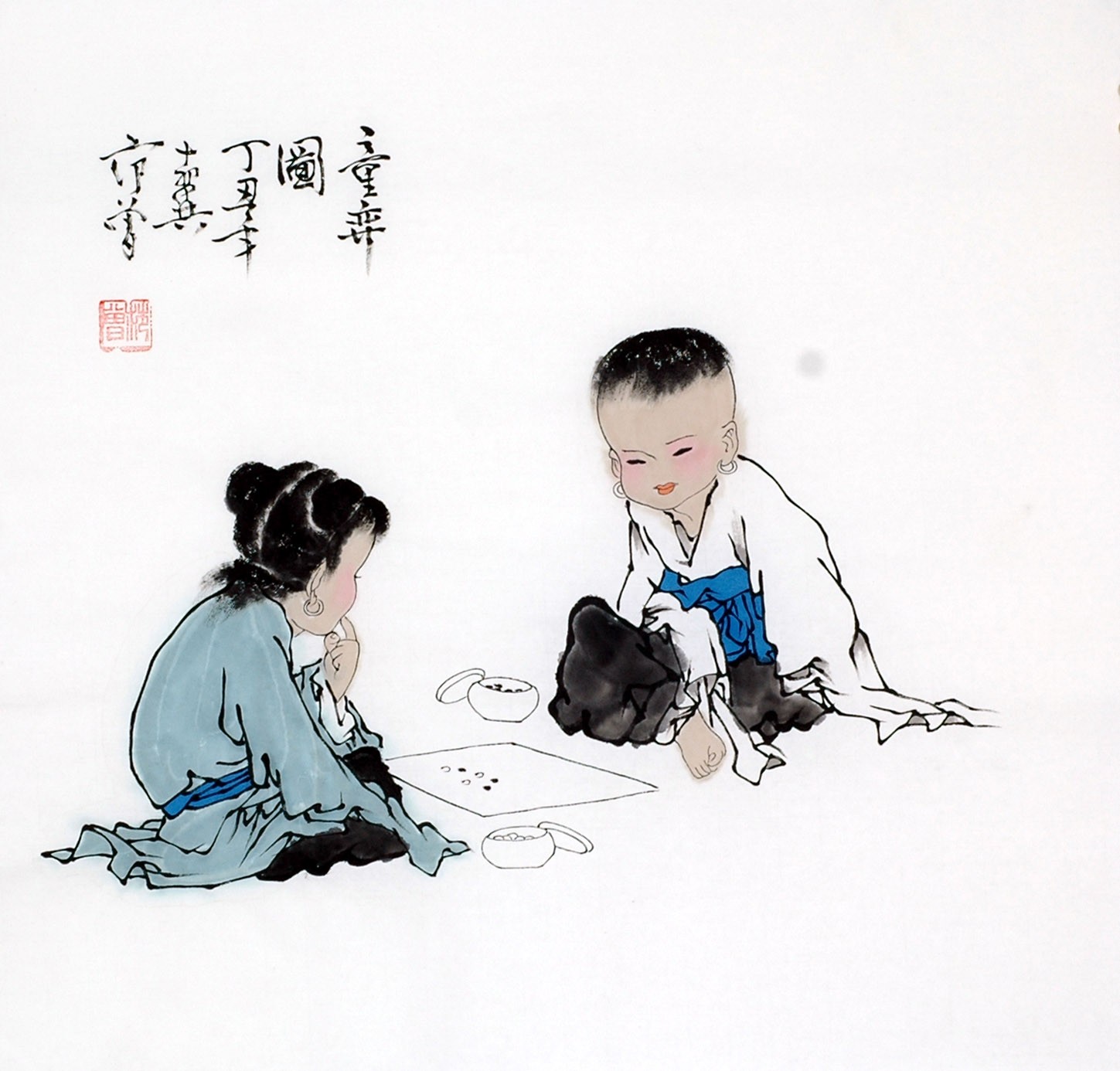 Chinese Figure Painting - CNAG012203