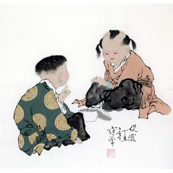 Chinese Figure Painting - CNAG012214