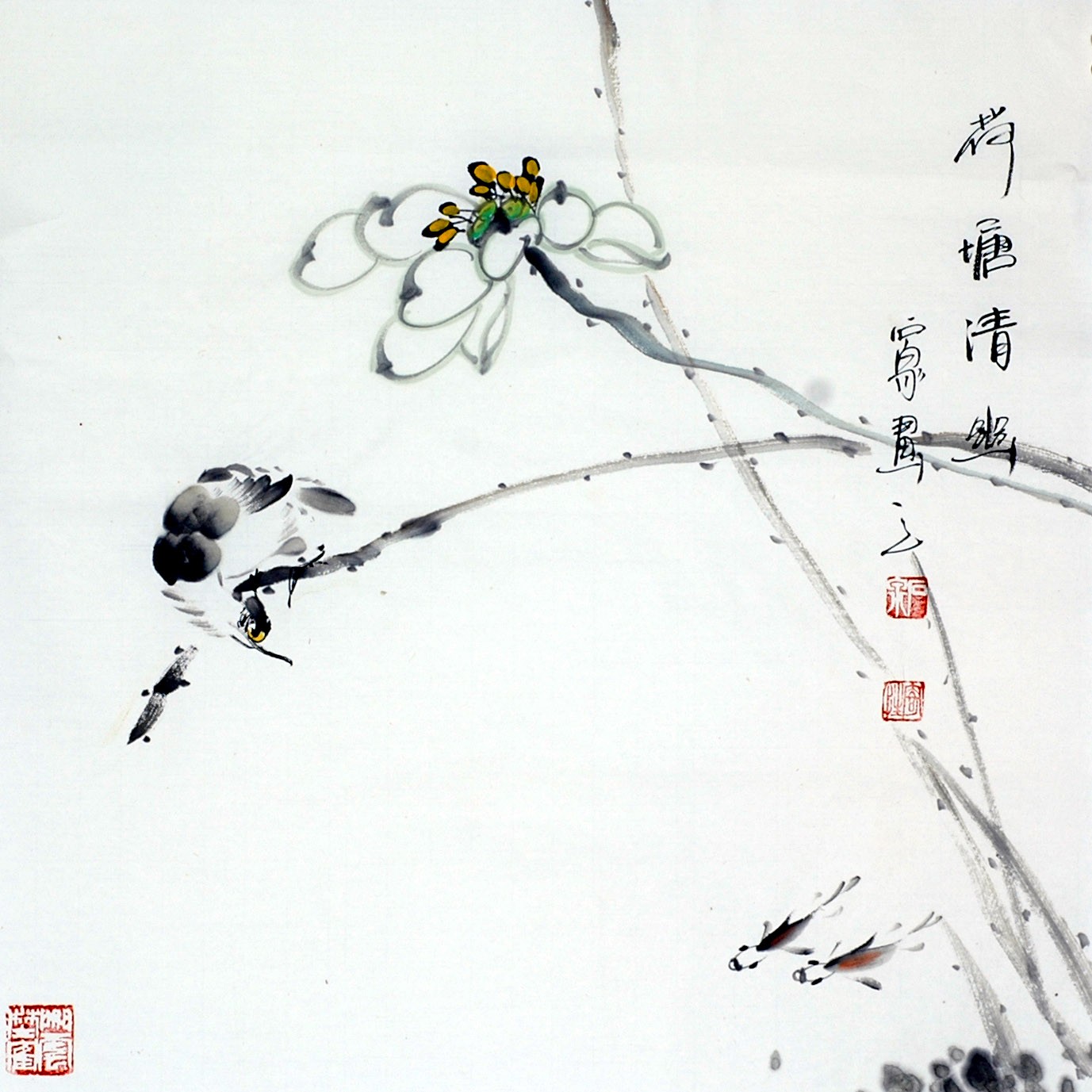 Chinese Flowers&Trees Painting - CNAG012255