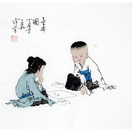 Chinese Figure Painting - CNAG012365