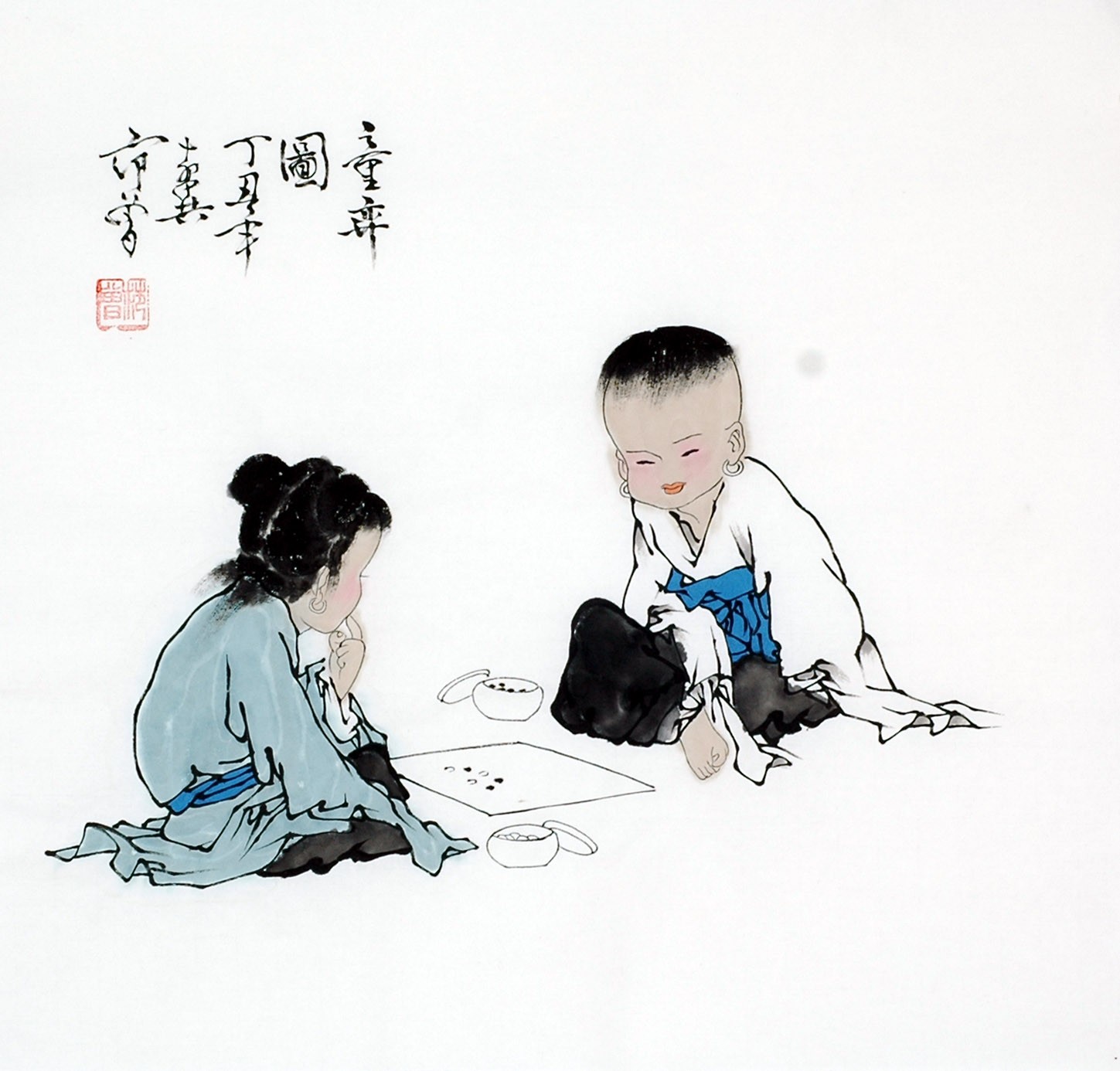 Chinese Figure Painting - CNAG012365