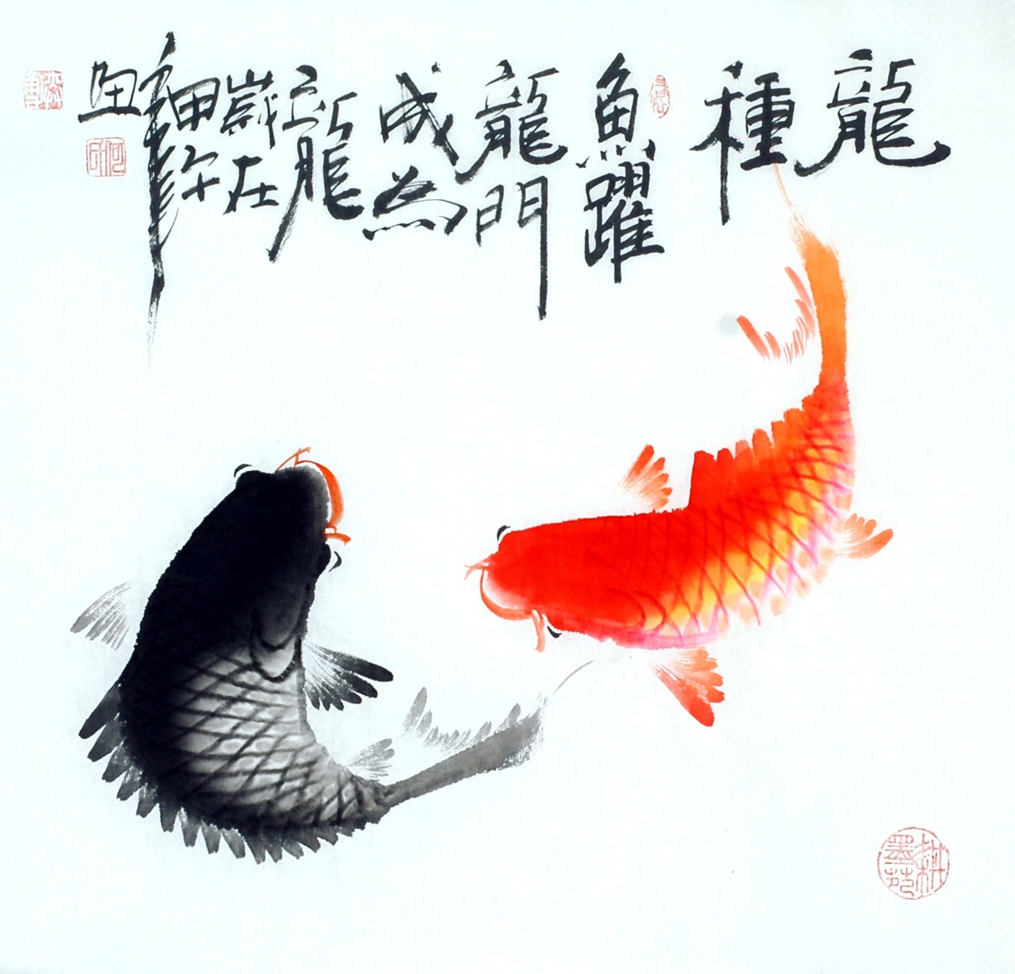 Chinese Fish Painting - CNAG012449