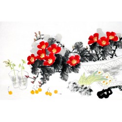 Chinese Flowers&Trees Painting - CNAG012958