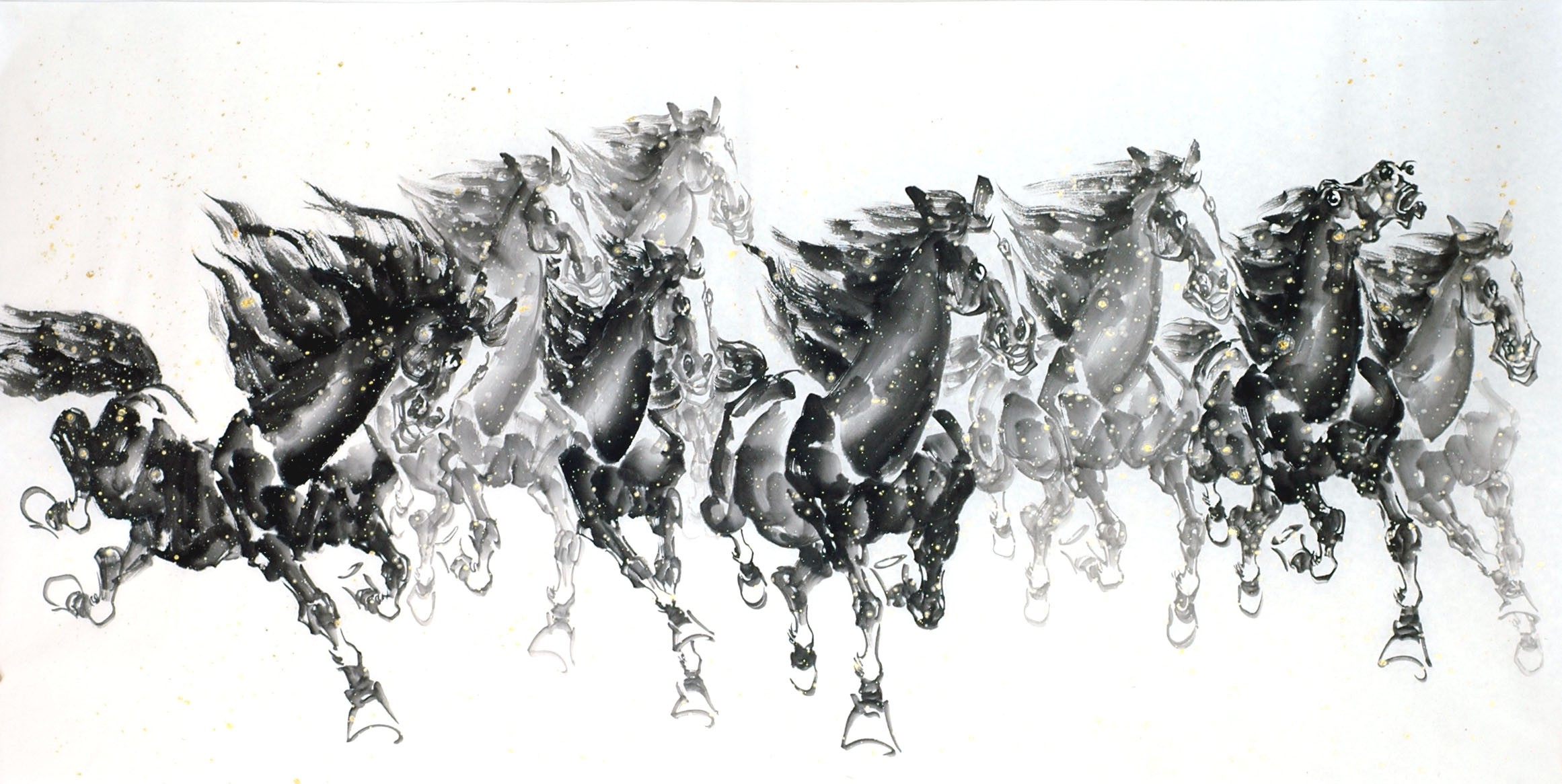 Chinese Horse Painting - CNAG013286