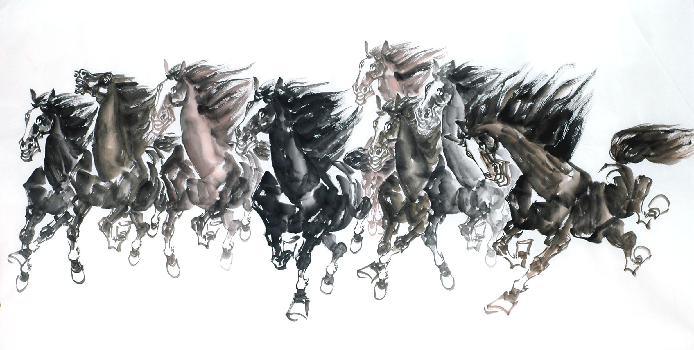 Chinese Horse Painting - CNAG013325