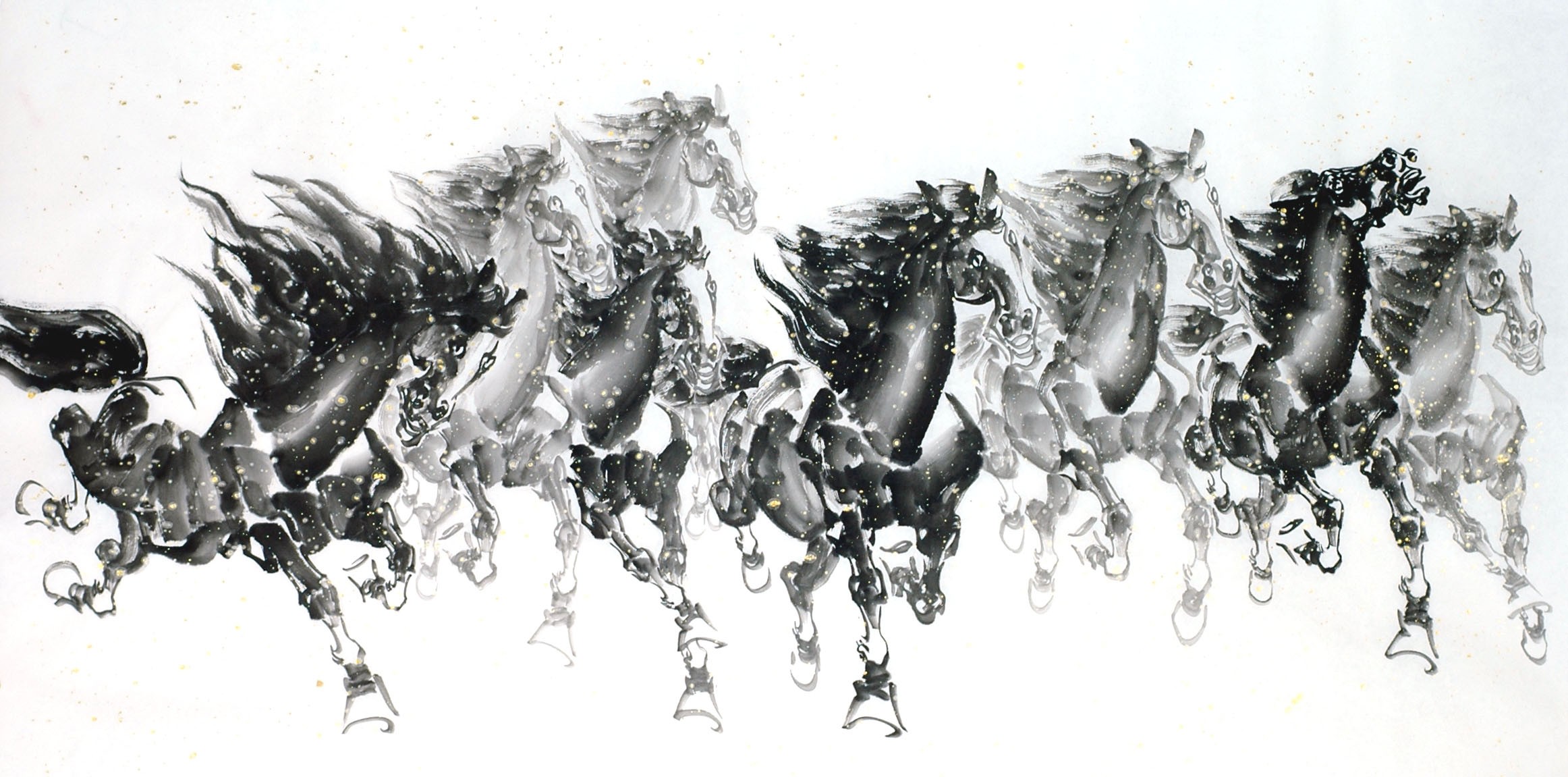 Chinese Horse Painting - CNAG013388