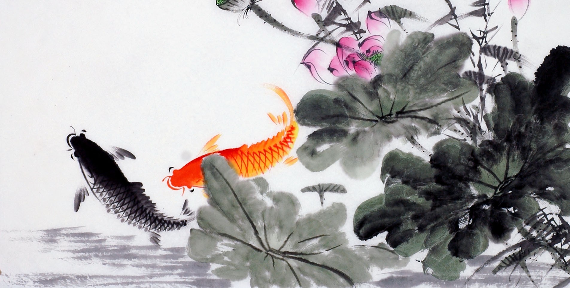 Chinese Fish Painting - CNAG013584