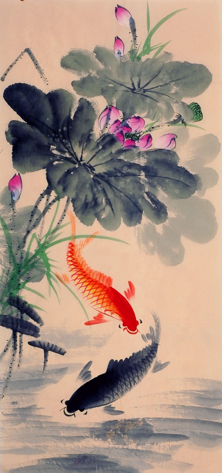 Chinese Fish Painting - CNAG013626