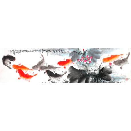 Chinese Fish Painting - CNAG013894