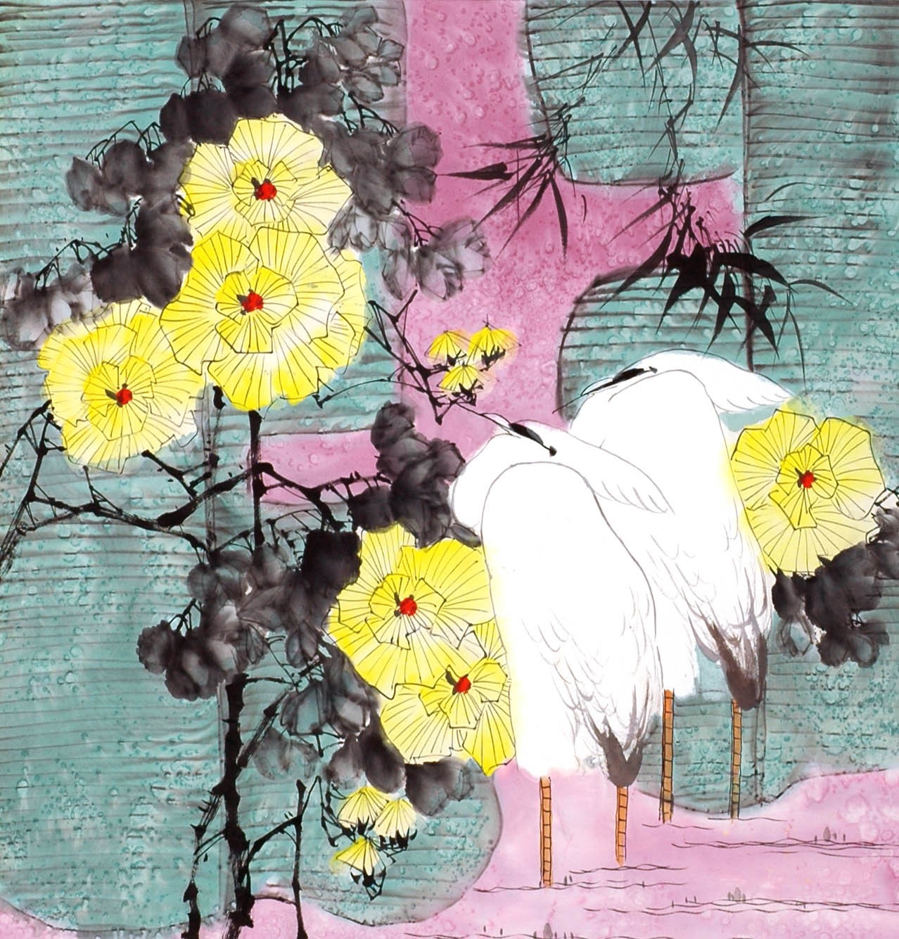 Chinese Flowers&Trees Painting - CNAG014103