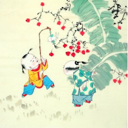 Chinese Figure Painting - CNAG014182