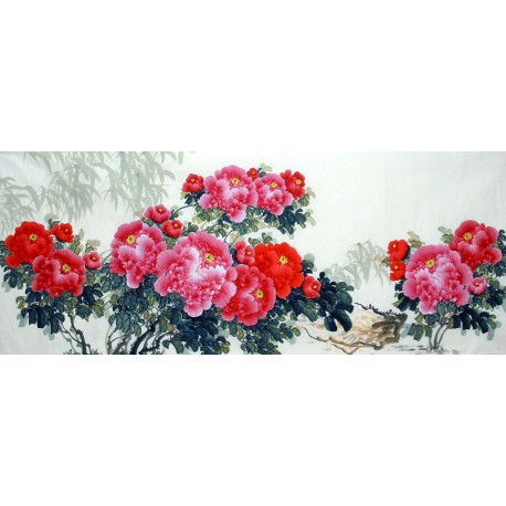 Chinese Peony Painting - CNAG014298