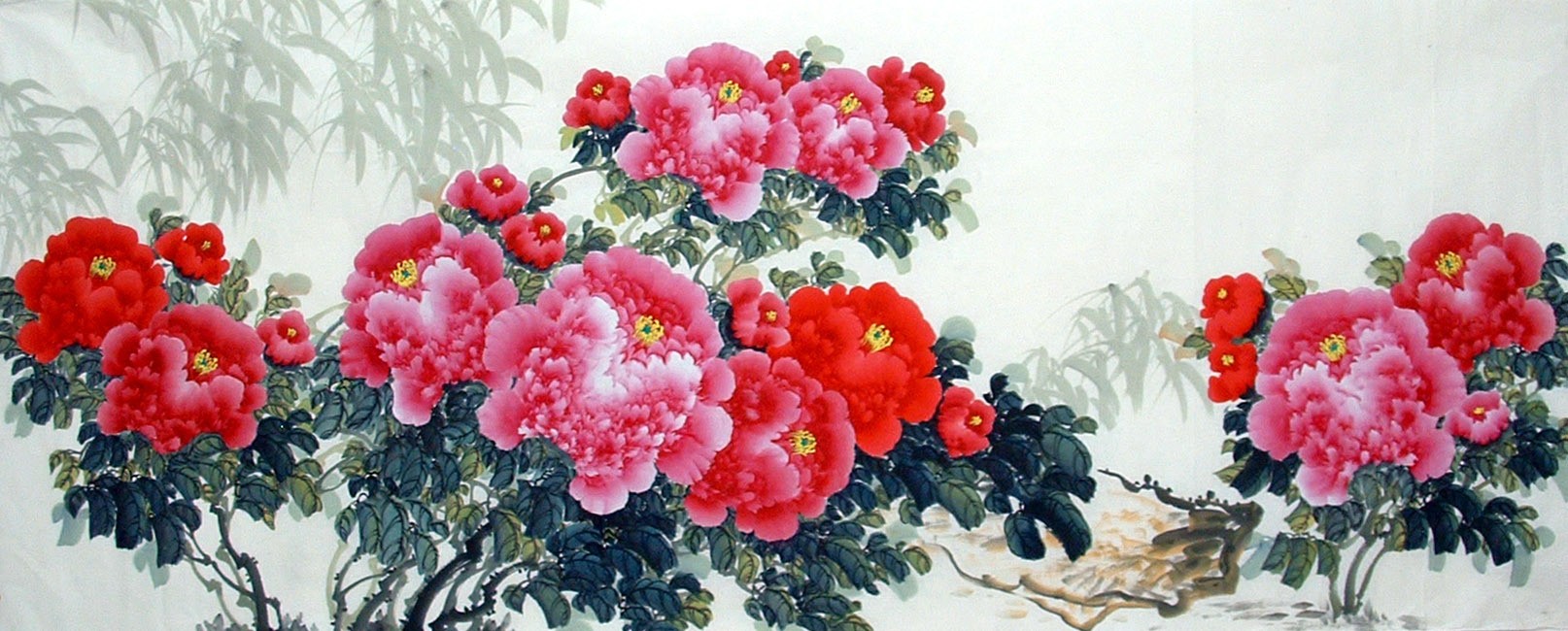 Chinese Peony Painting - CNAG014298