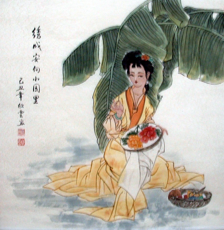 Chinese Figure Painting - CNAG014382