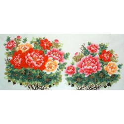 Chinese Peony Painting - CNAG014544