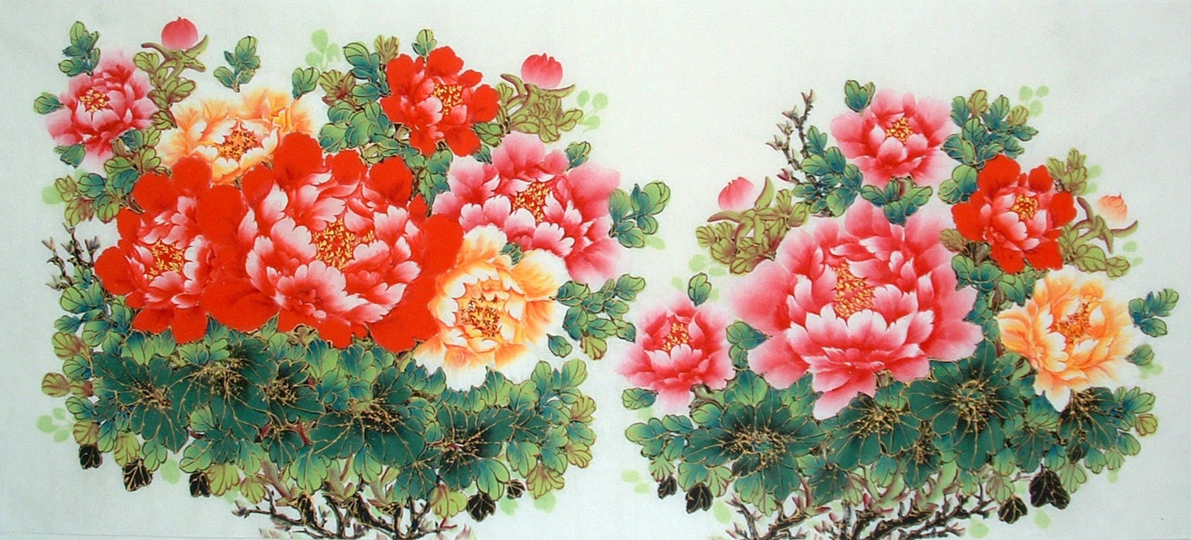 Chinese Peony Painting - CNAG014544