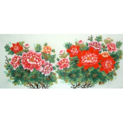 Chinese Peony Painting - CNAG014545