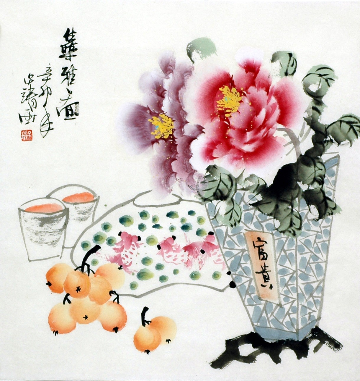 Chinese Flowers&Trees Painting - CNAG015238