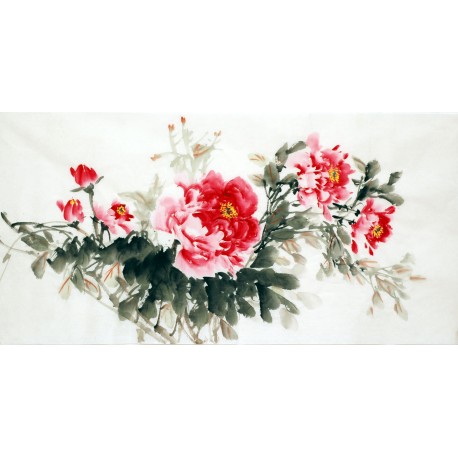 Chinese Peony Painting - CNAG007040