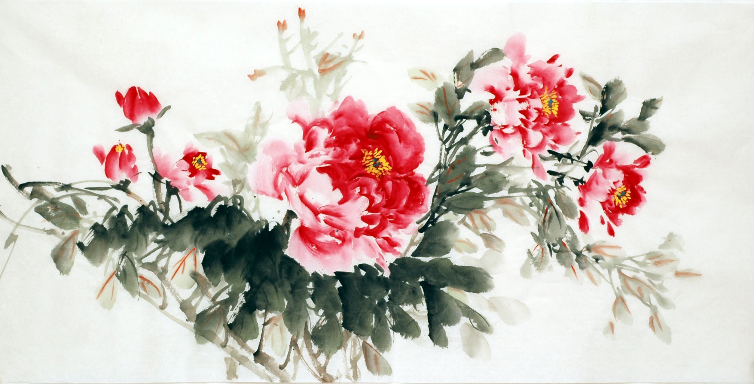 Chinese Peony Painting - CNAG007040