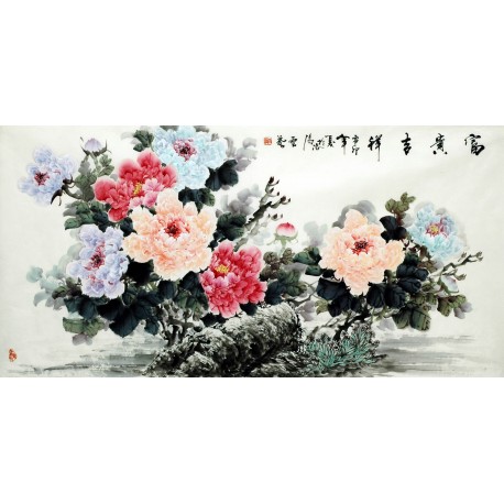 Chinese Peony Painting - CNAG007091