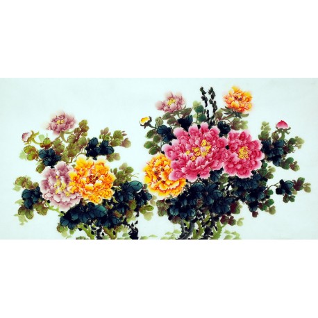 Chinese Peony Painting - CNAG007286