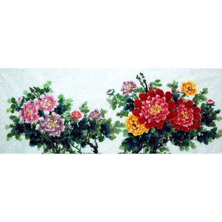 Chinese Peony Painting - CNAG007340