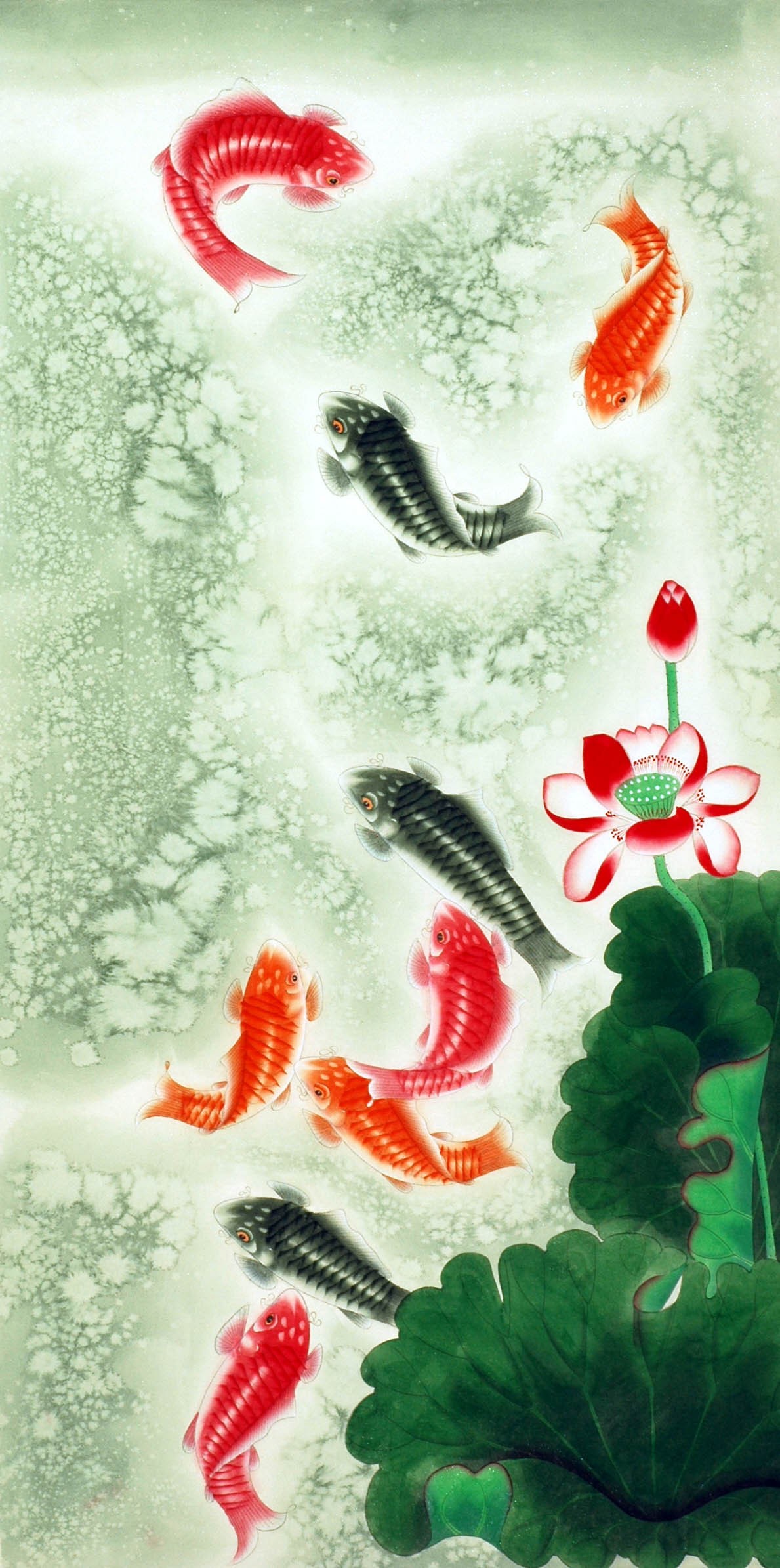 Chinese Fish Painting - CNAG007483