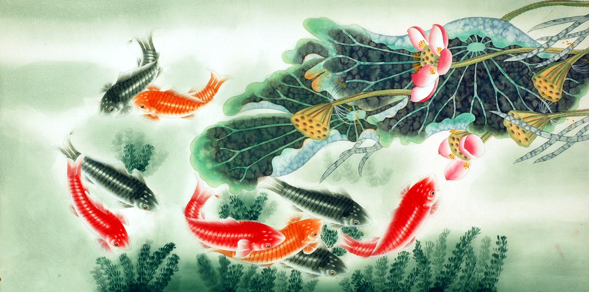 Chinese Fish Painting - CNAG007488