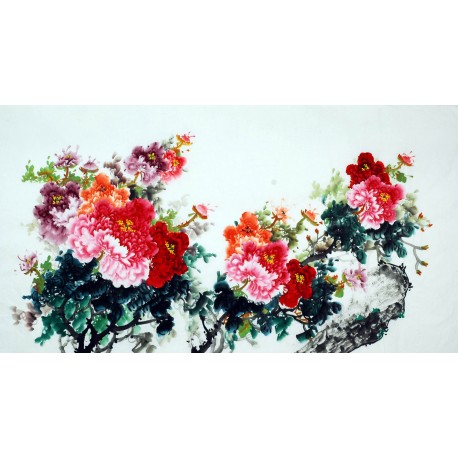 Chinese Peony Painting - CNAG007519